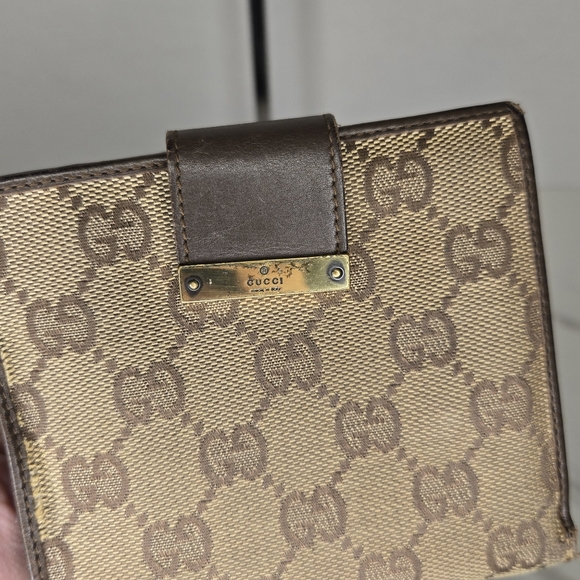 Gucci GG Monogram Brown Canvas Compact Wallet - Picture 7 of 14